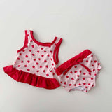［Melikey］Berry swim wear set
