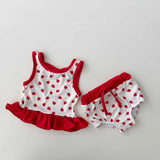 ［Melikey］Berry swim wear set
