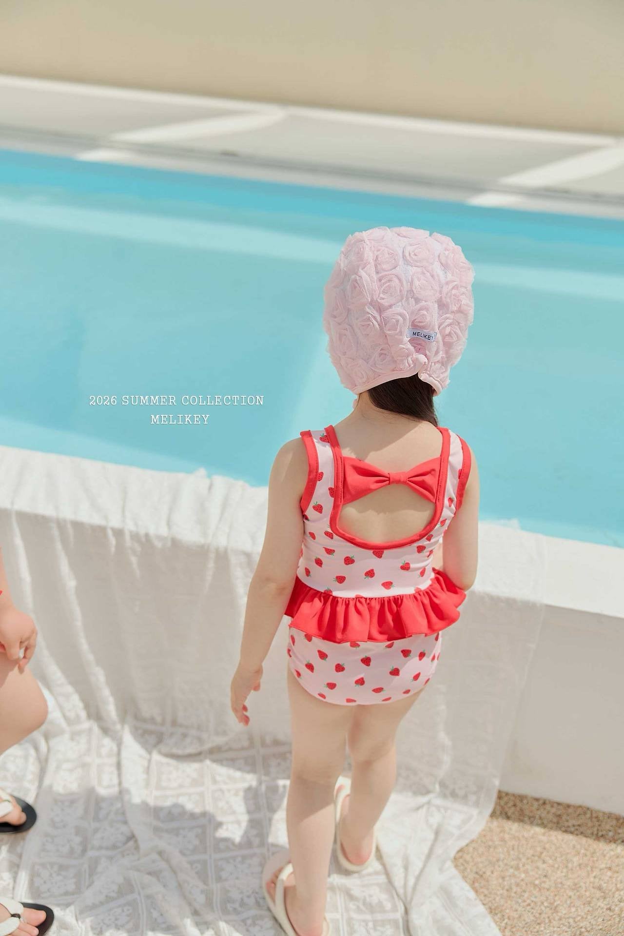 ［Melikey］Berry swim wear set