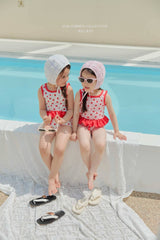 ［Melikey］Berry swim wear set