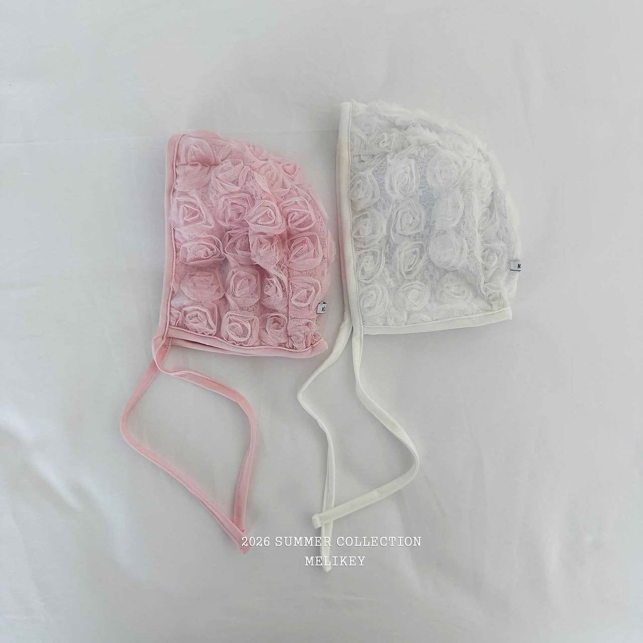 ［Melikey］Rose lace swim hat