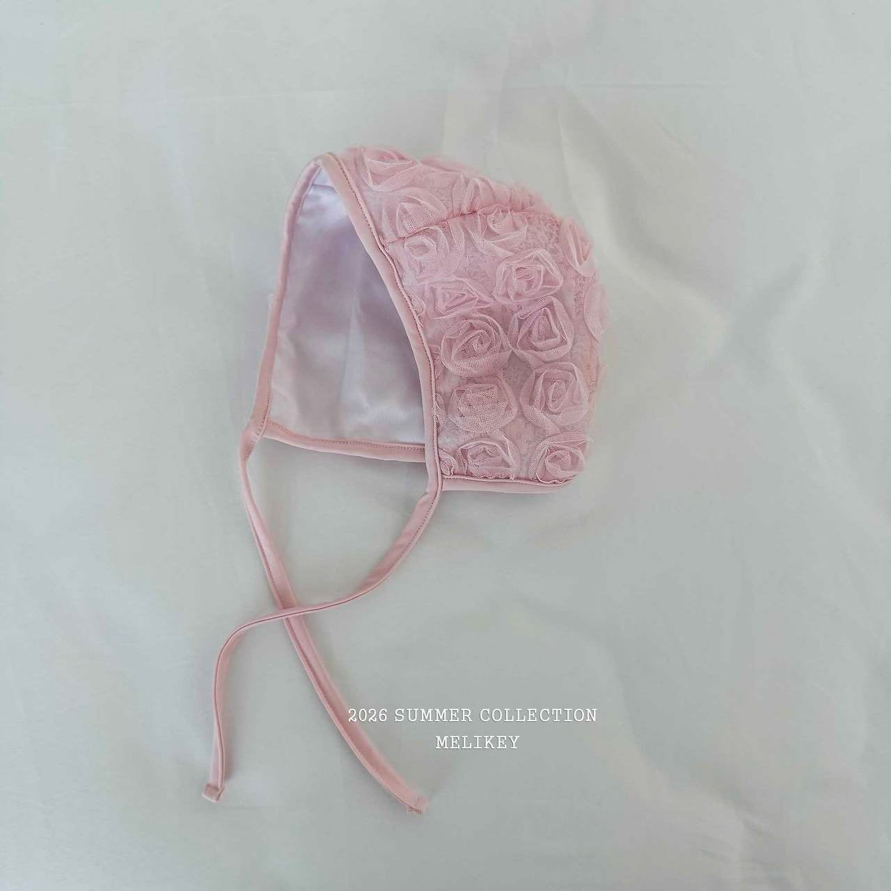 ［Melikey］Rose lace swim hat