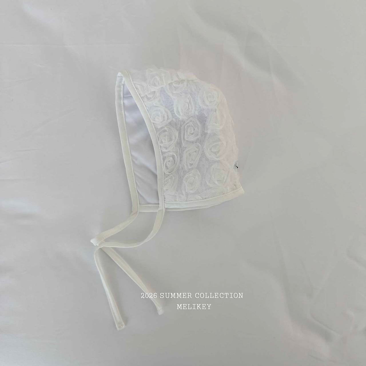 ［Melikey］Rose lace swim hat