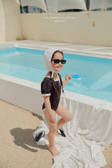 ［Melikey］Rose lace swim hat