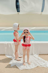［Melikey］Rose lace swim hat
