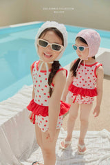 ［Melikey］Rose lace swim hat