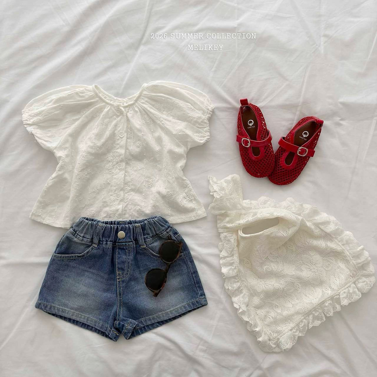 ［Melikey］Lace frill bag