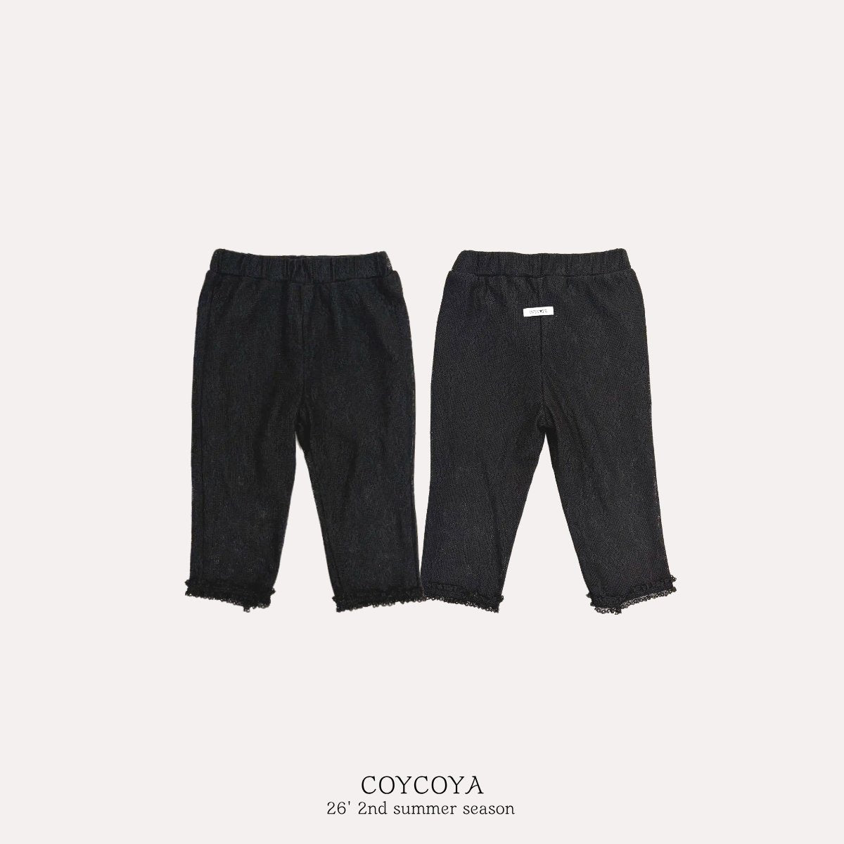 ［COYCOYA］Bloom capri pants