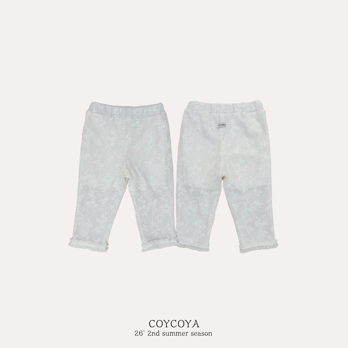 ［COYCOYA］Bloom capri pants