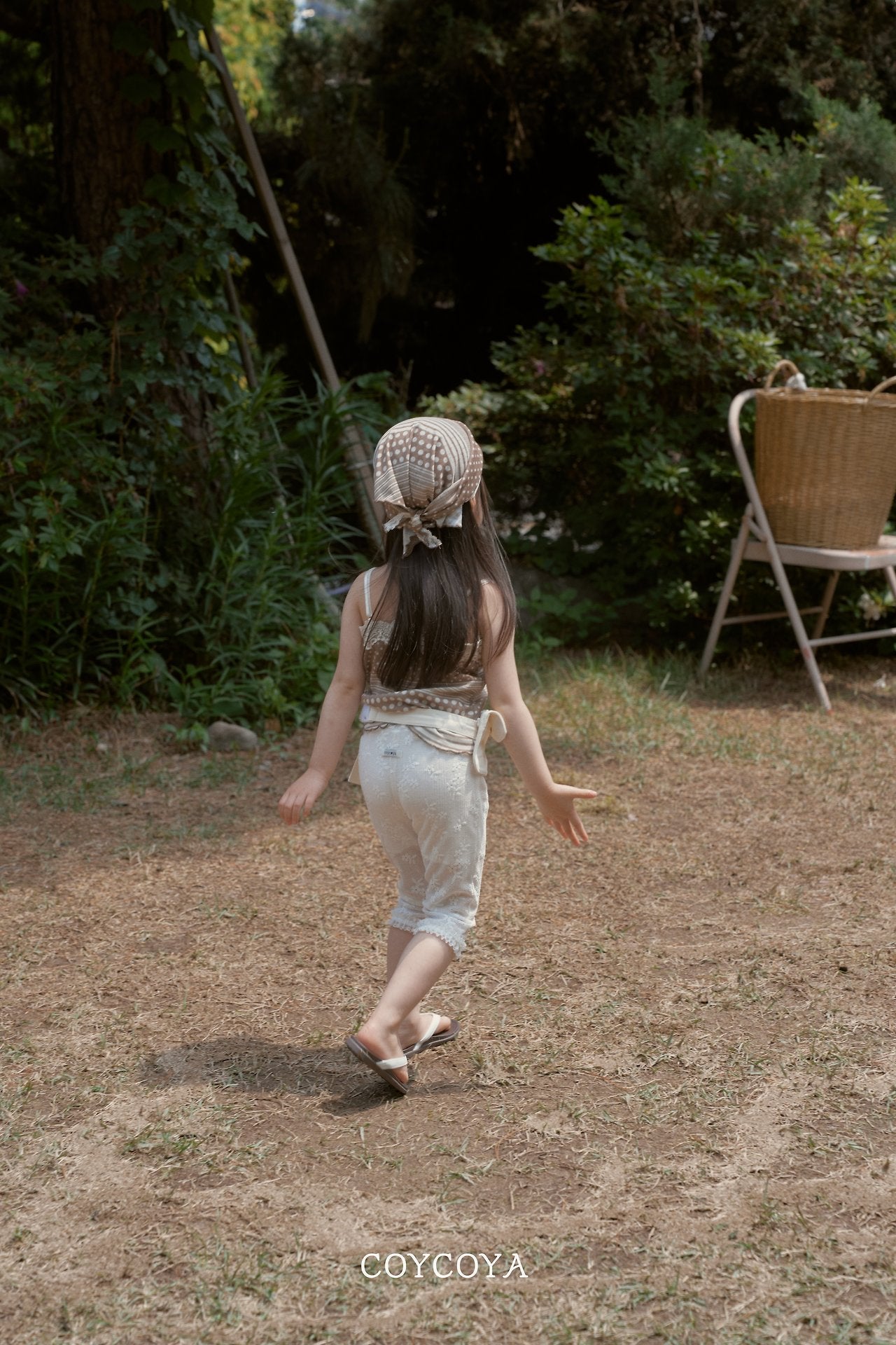 ［COYCOYA］Bloom capri pants
