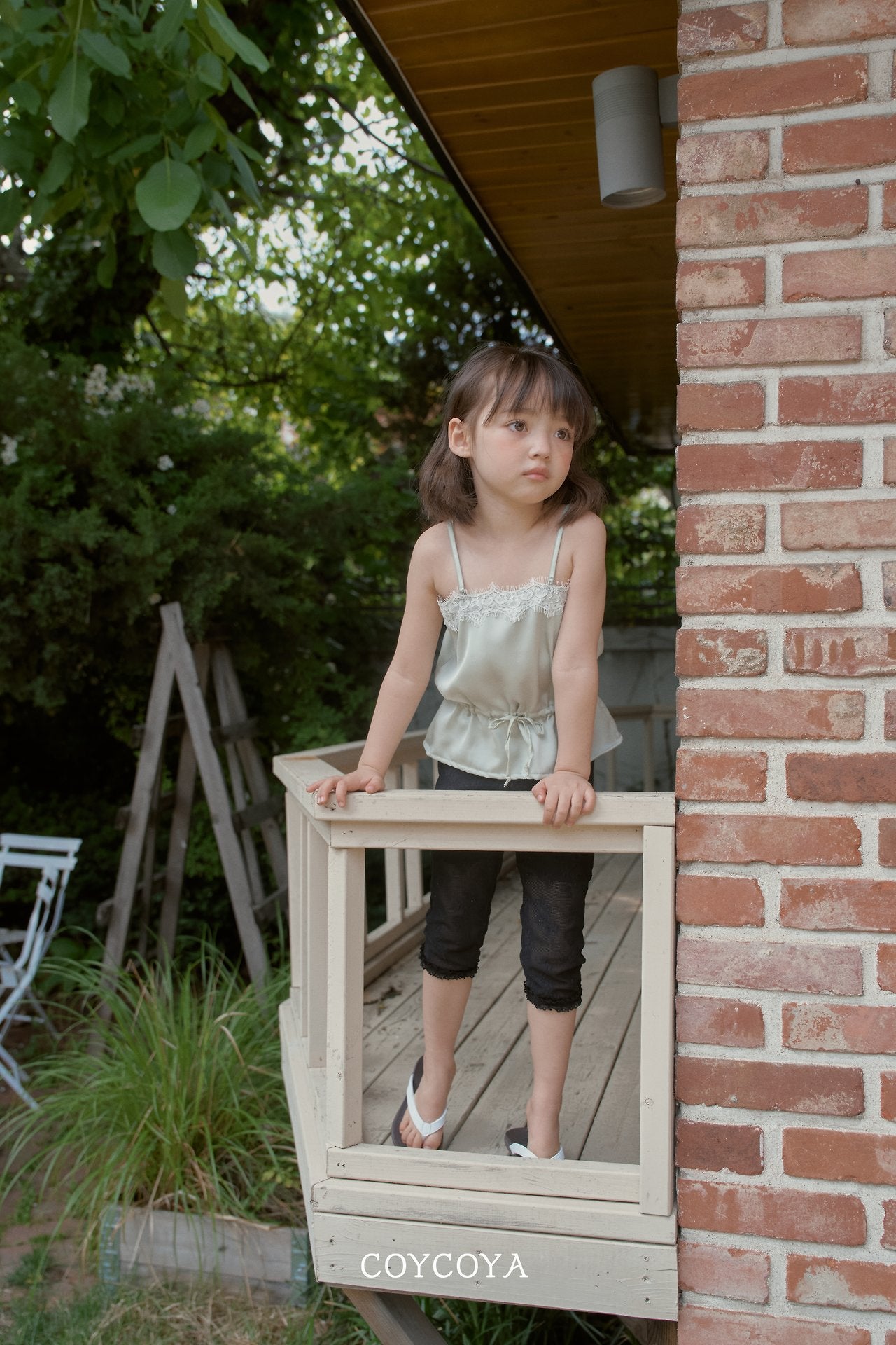 ［COYCOYA］Bloom capri pants