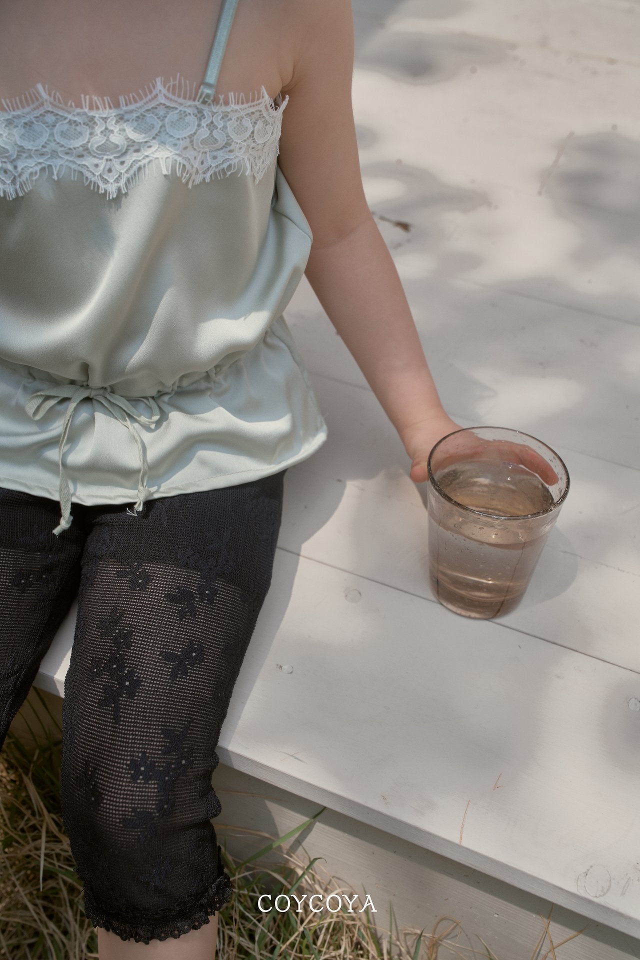 ［COYCOYA］Bloom capri pants