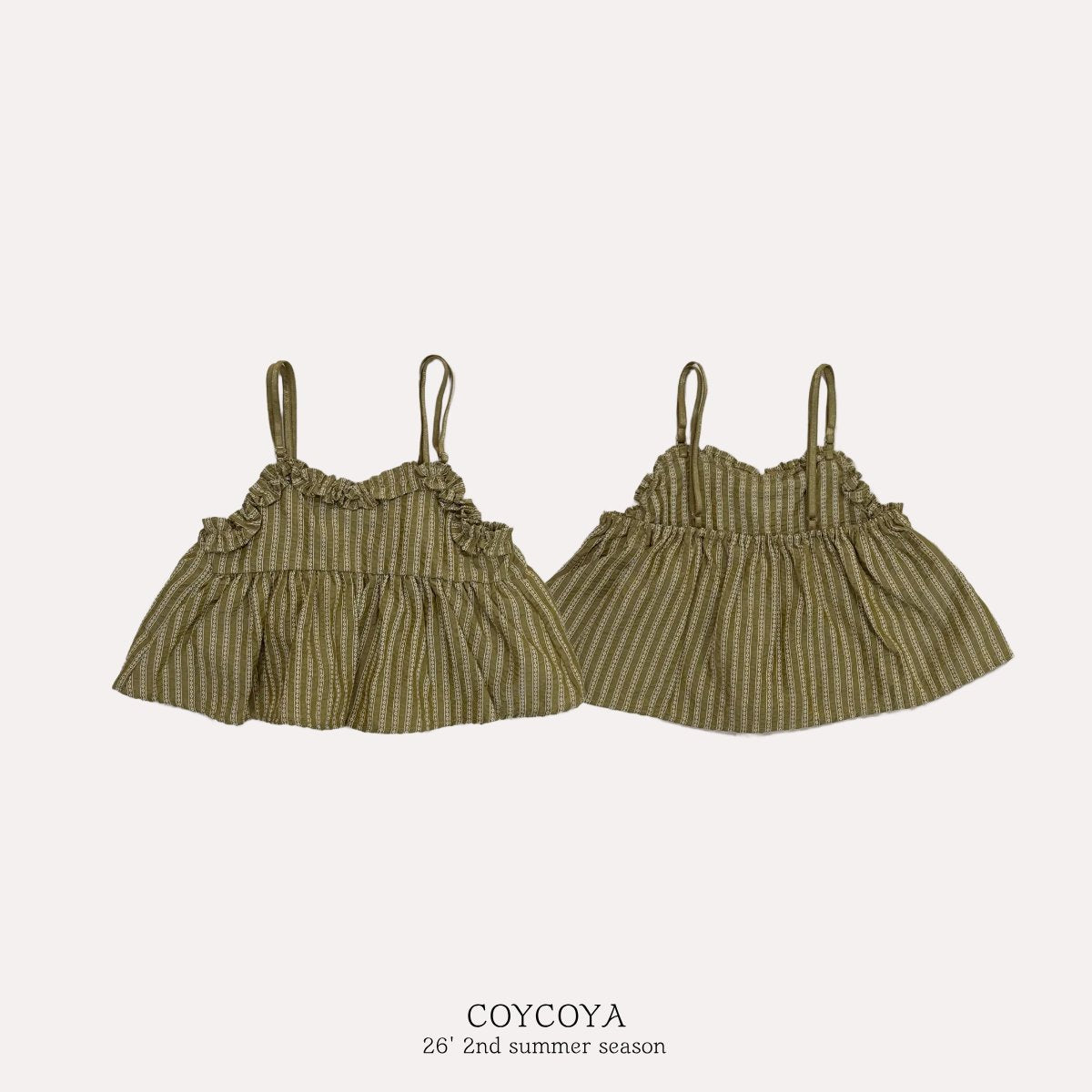 ［COYCOYA］Ethnic frill camisole blouse