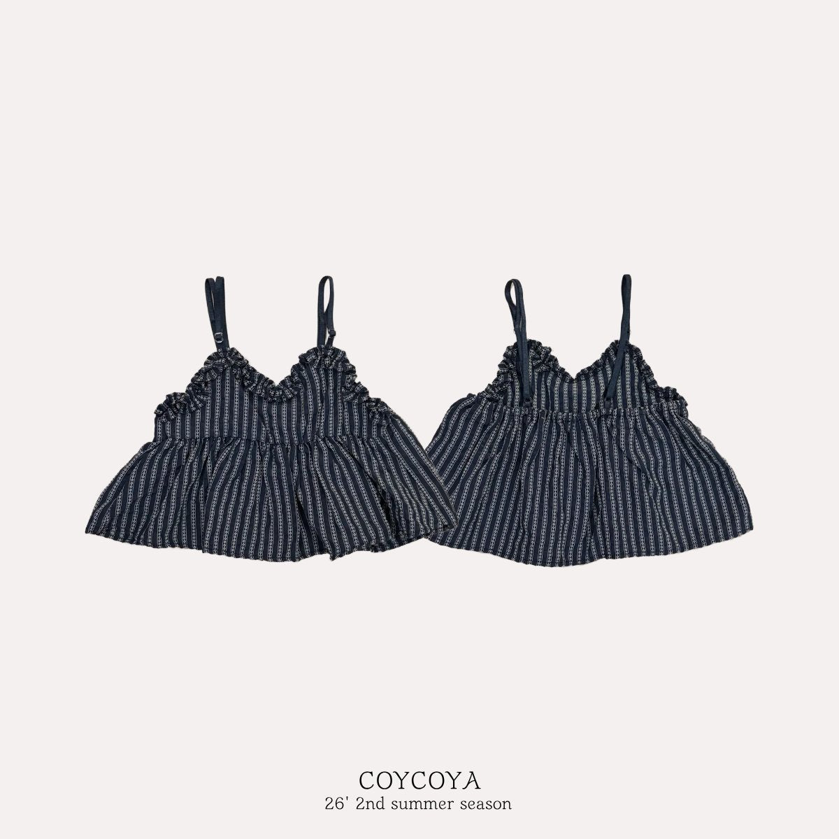 ［COYCOYA］Ethnic frill camisole blouse