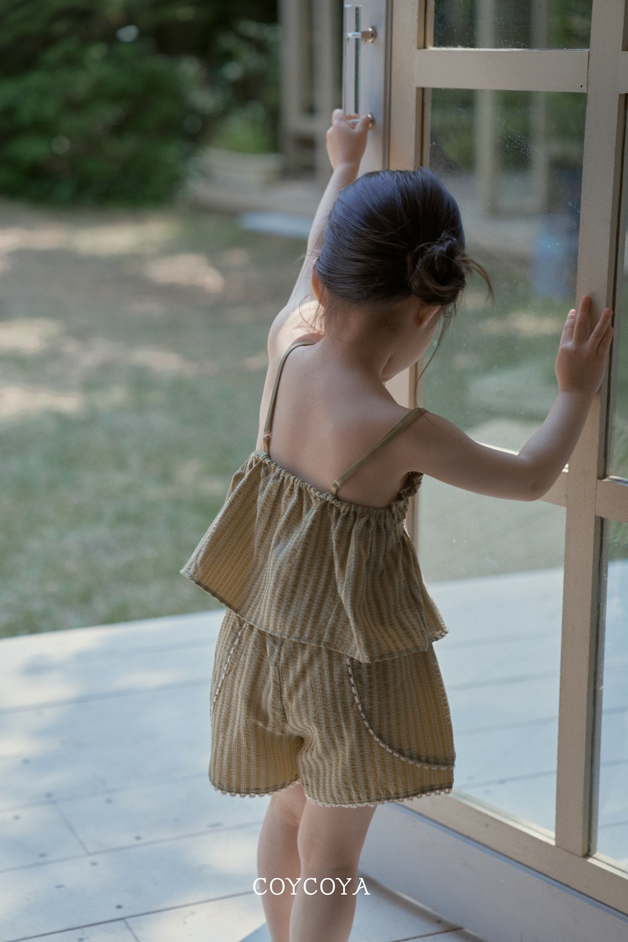 ［COYCOYA］Ethnic frill camisole blouse