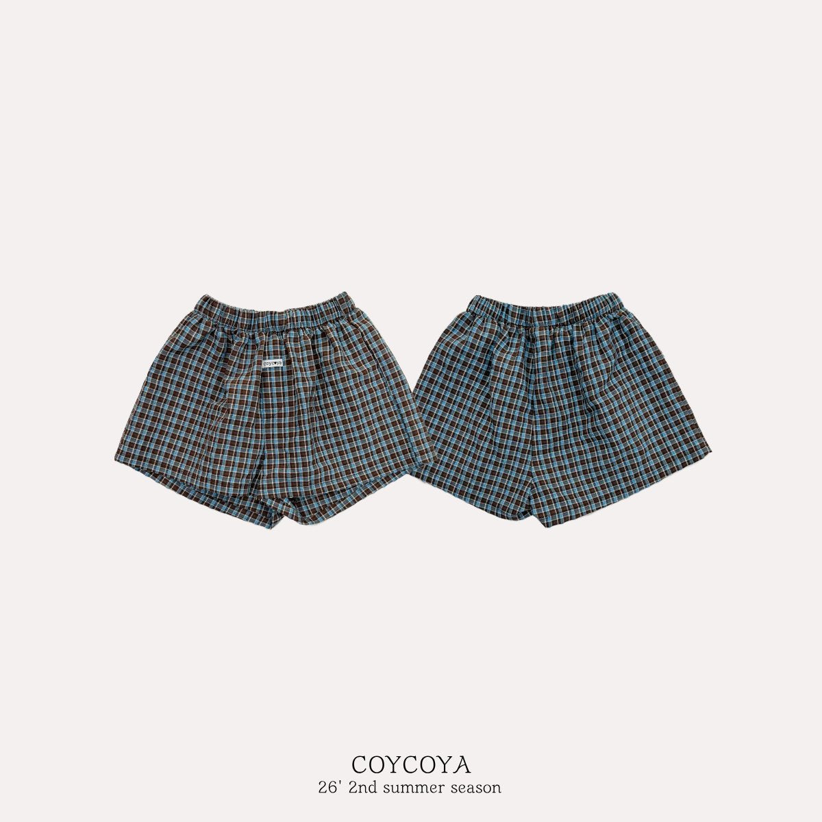 ［COYCOYA］Check short pants