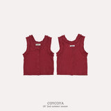 ［COYCOYA］Dahlia shirring sleeveless tops