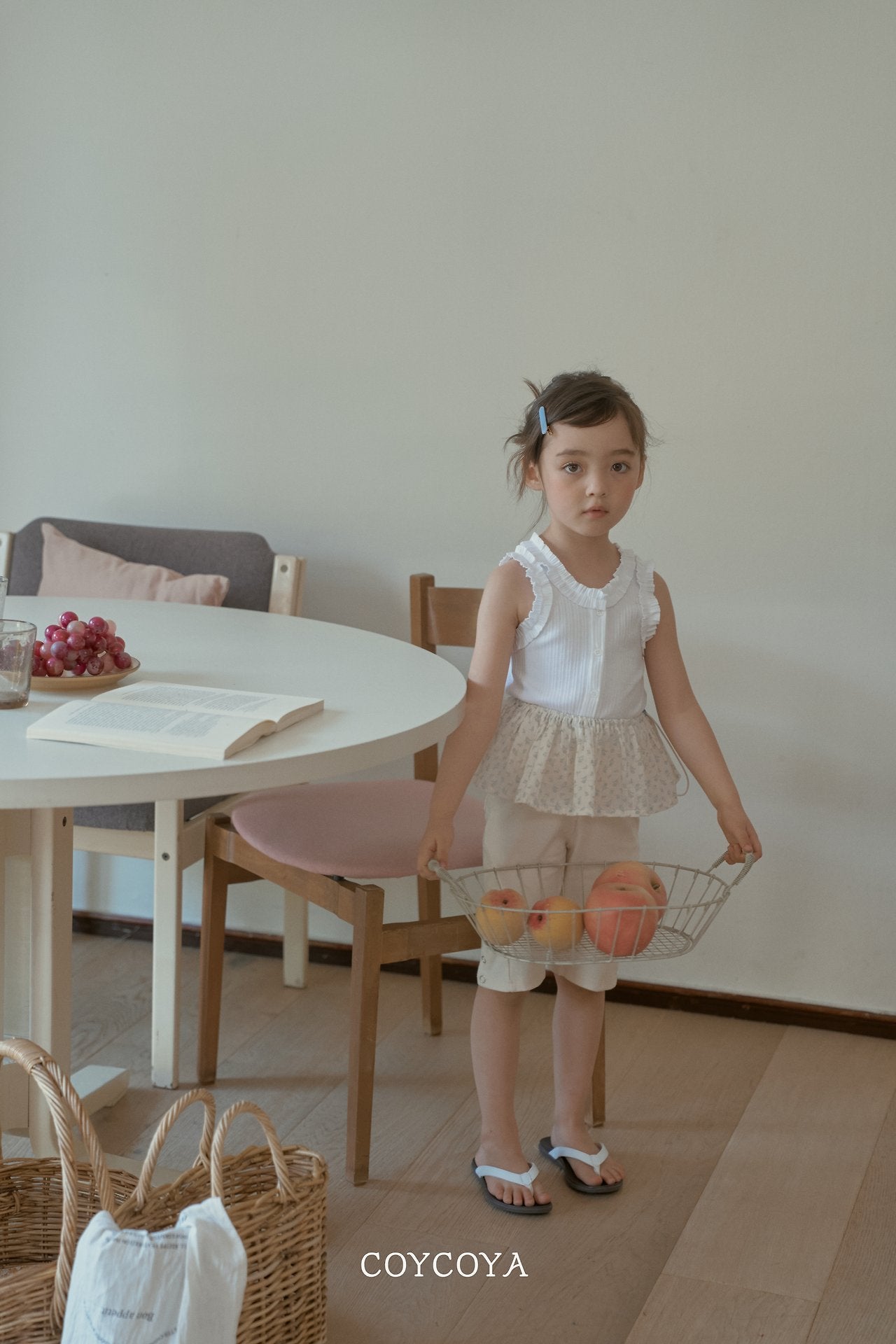［COYCOYA］Dahlia shirring sleeveless tops