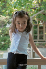 ［COYCOYA］Dahlia shirring sleeveless tops