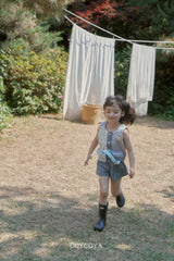 ［COYCOYA］Patchwork vest