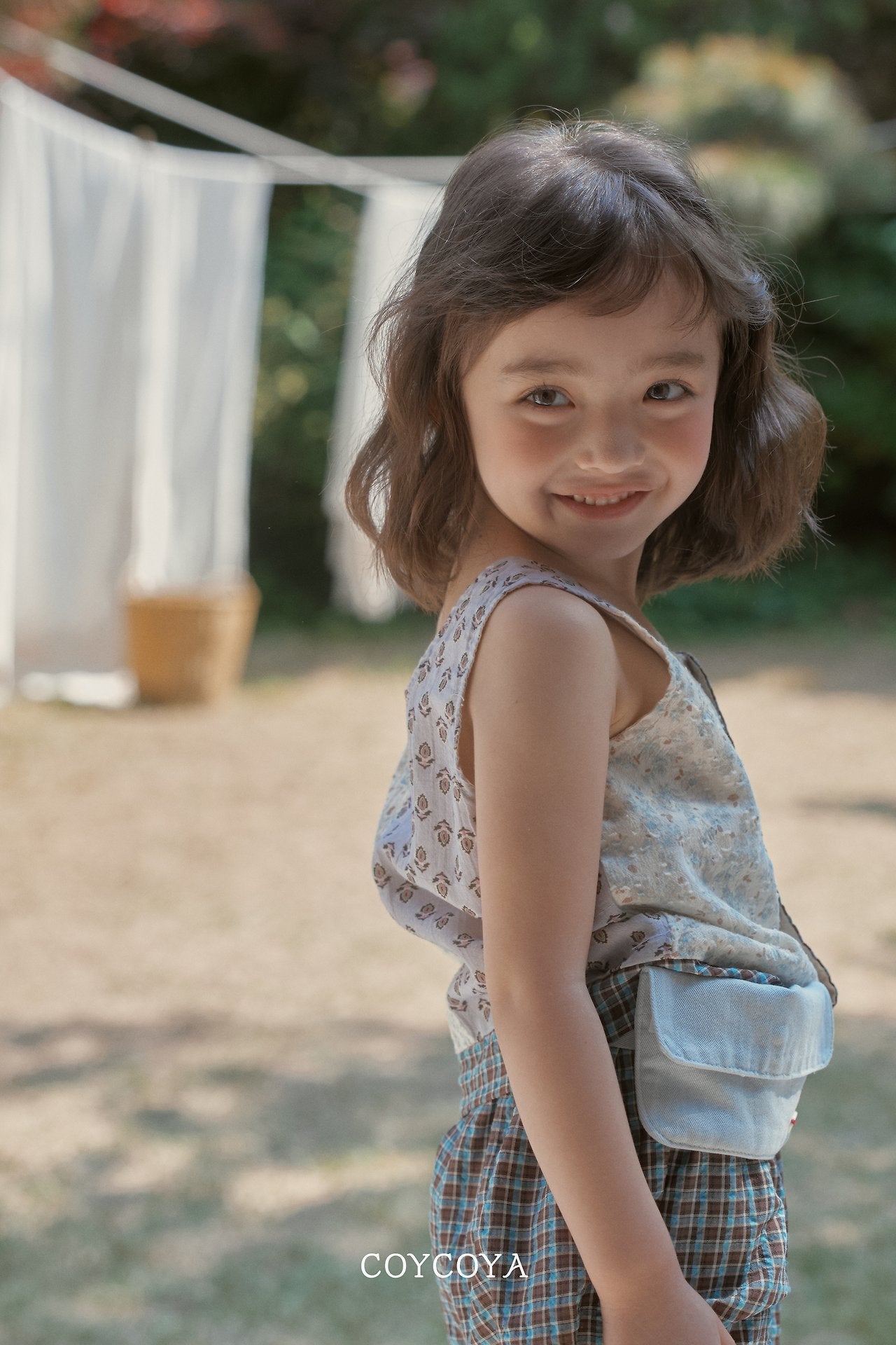 ［COYCOYA］Patchwork vest