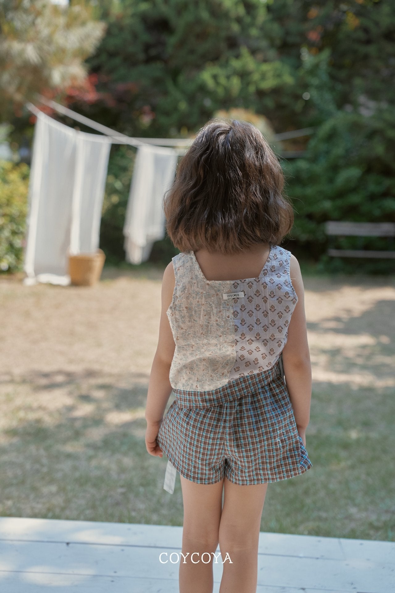 ［COYCOYA］Patchwork vest