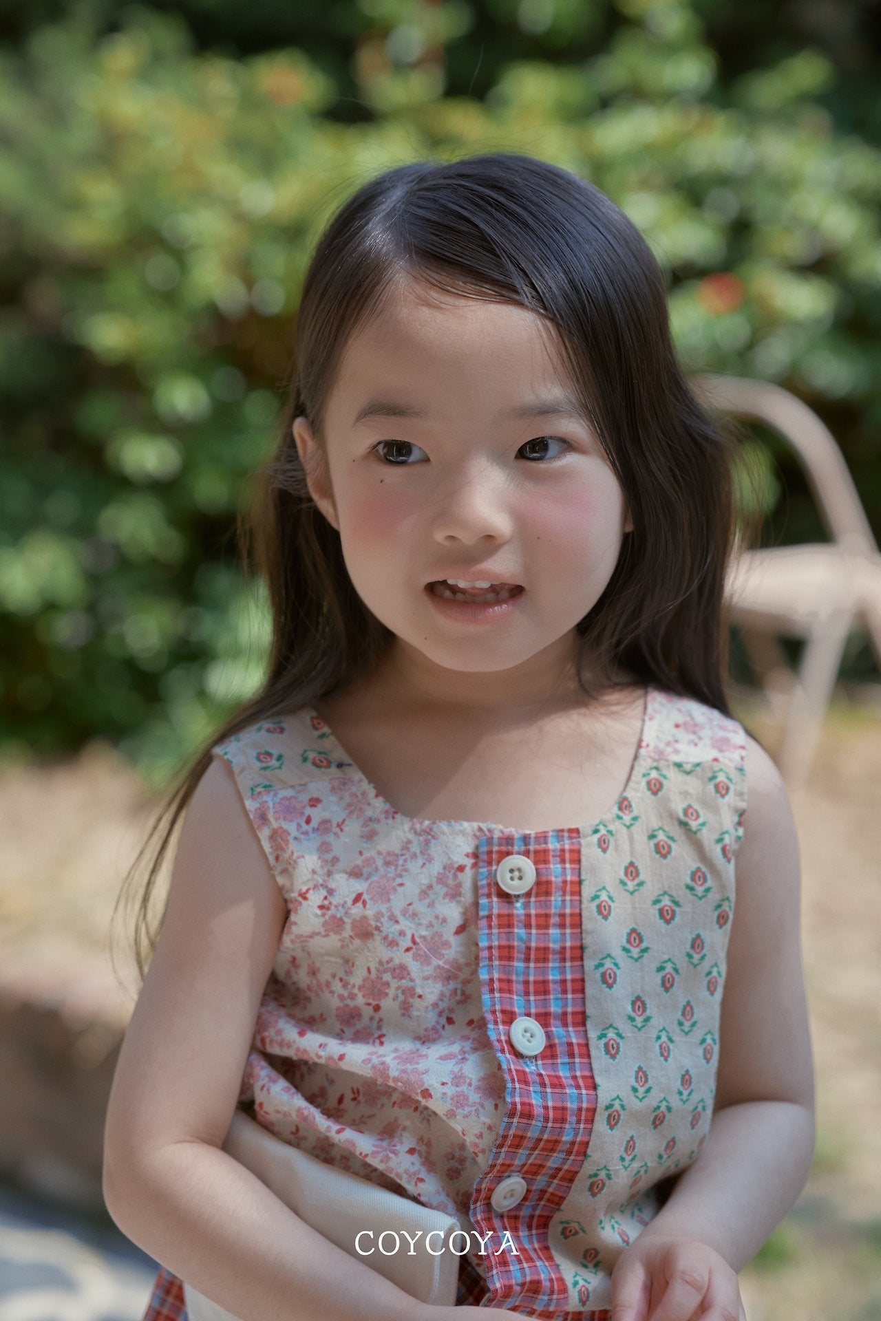 ［COYCOYA］Patchwork vest