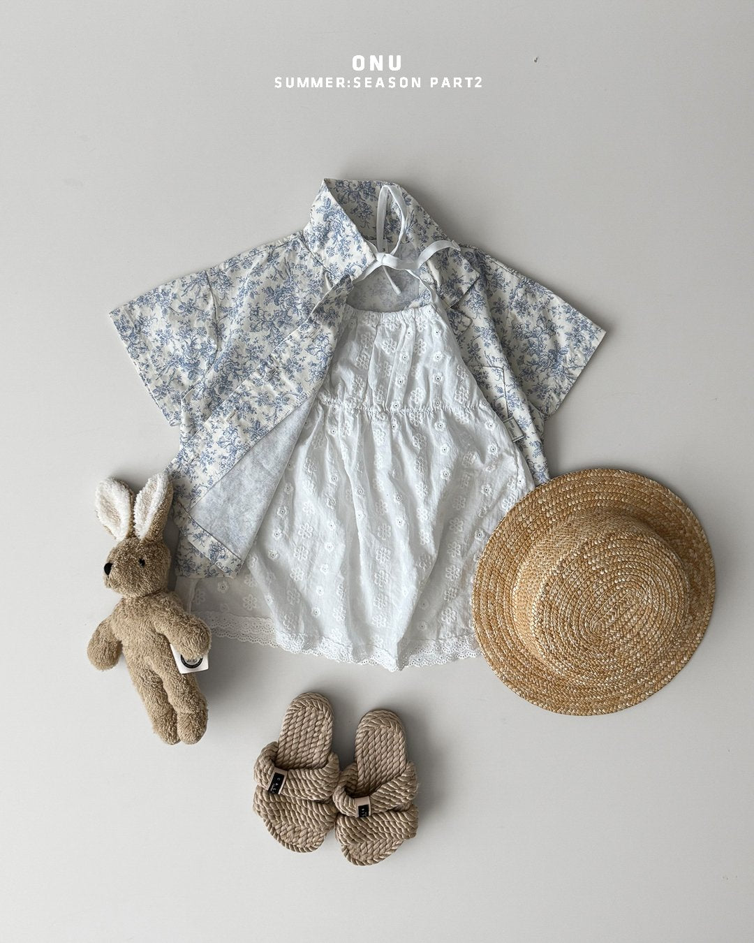 ［onu］Flower beach shirt