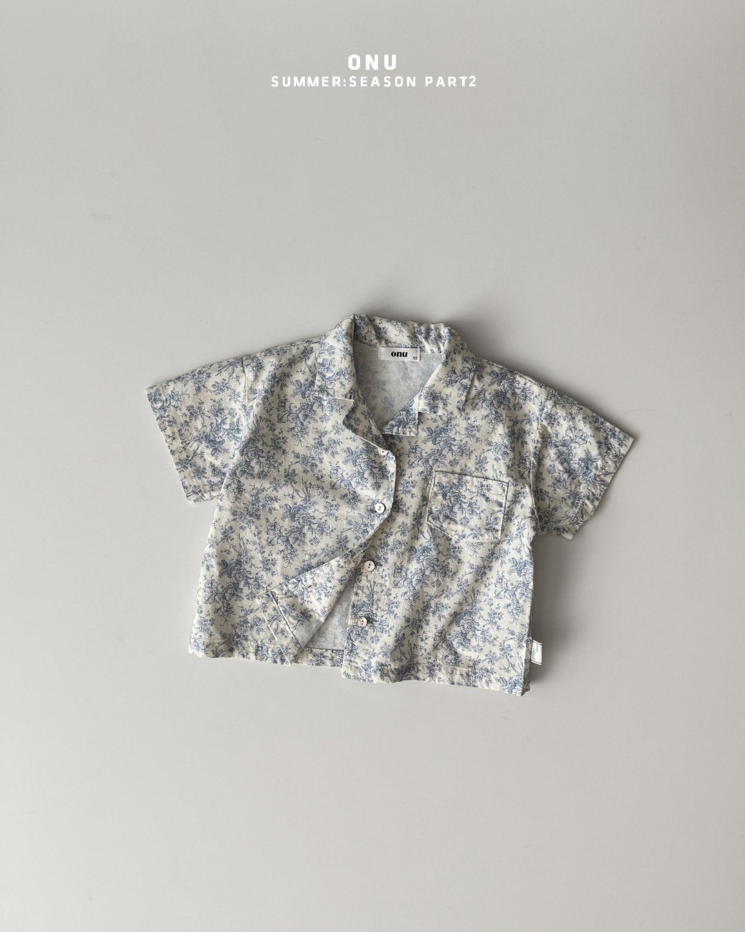 ［onu］Flower beach shirt