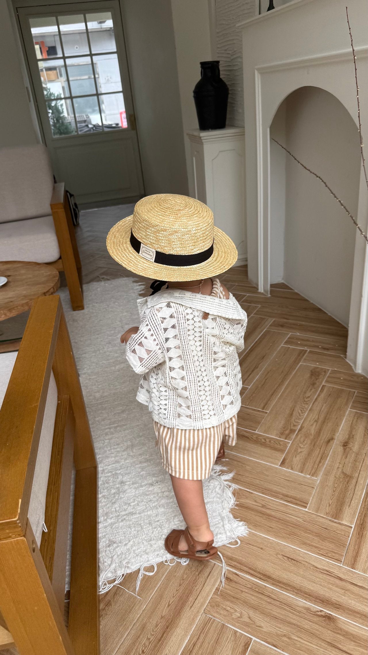 ［onu］Jacquard beach shirt