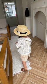 ［onu］Jacquard beach shirt