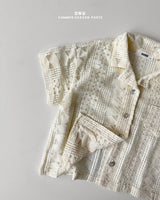 ［onu］Jacquard beach shirt