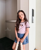 ［comma］Heart cat tee