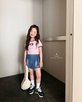 ［comma］Heart cat tee