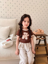 ［comma］Stripe skirt pants