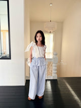 ［comma］Stripe skirt pants