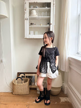 ［comma］Halter strap tee