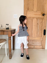 ［comma］Ribbon camisole blouse