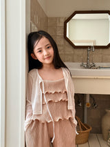 ［comma］Summer crop cardigan