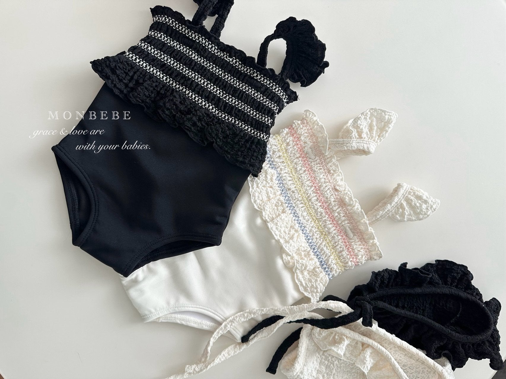 ［monbebe］Sparkle swim wear set