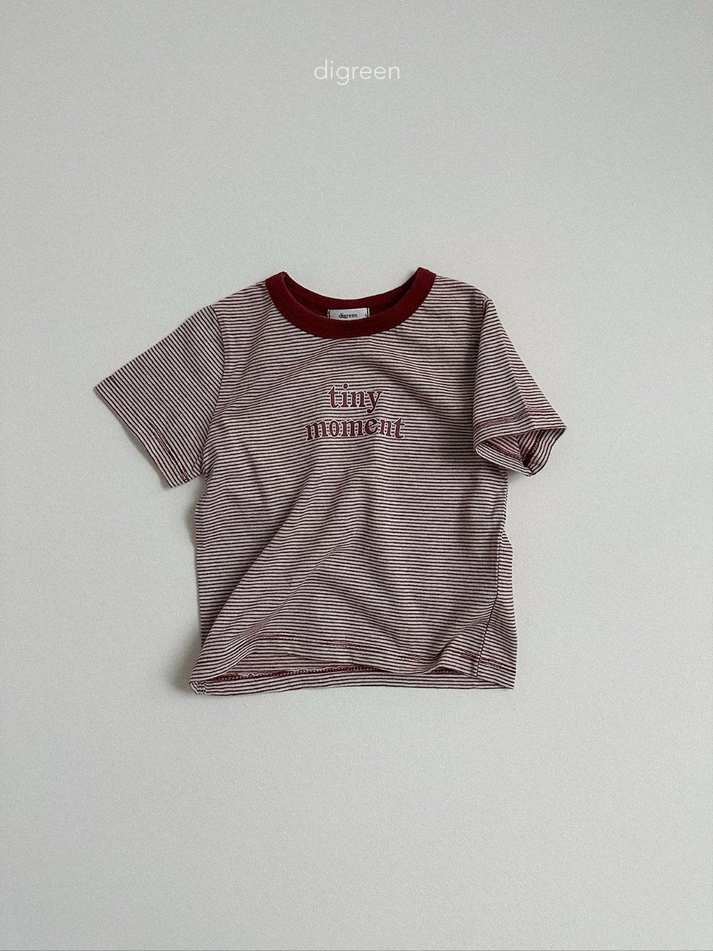 ［digreen］Tiny stripe tee