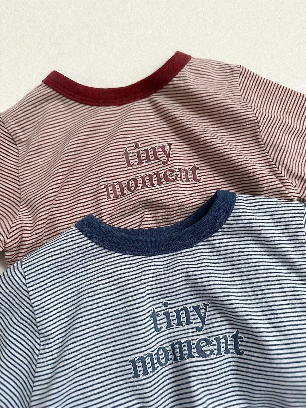 ［digreen］Tiny stripe tee