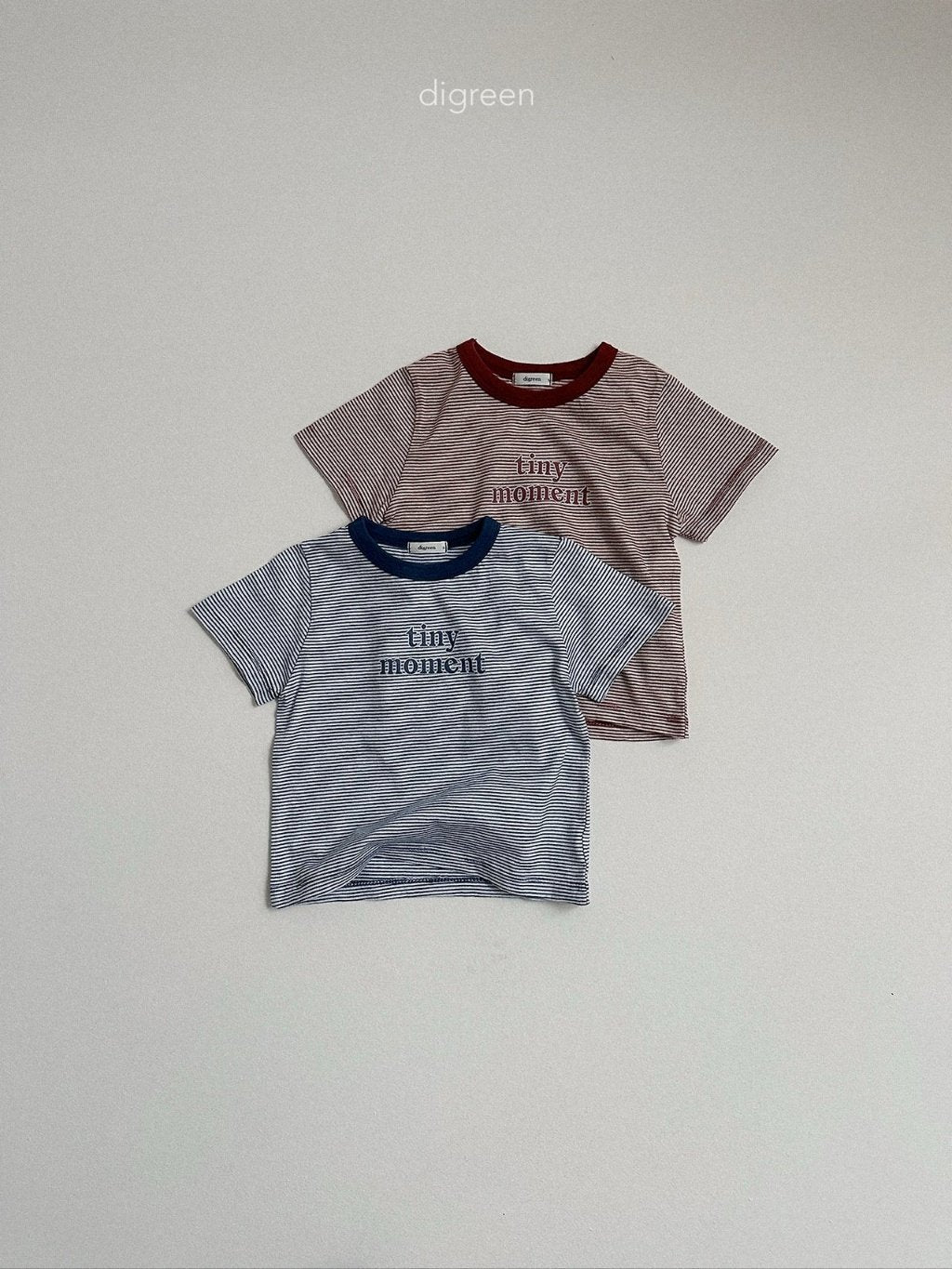 ［digreen］Tiny stripe tee