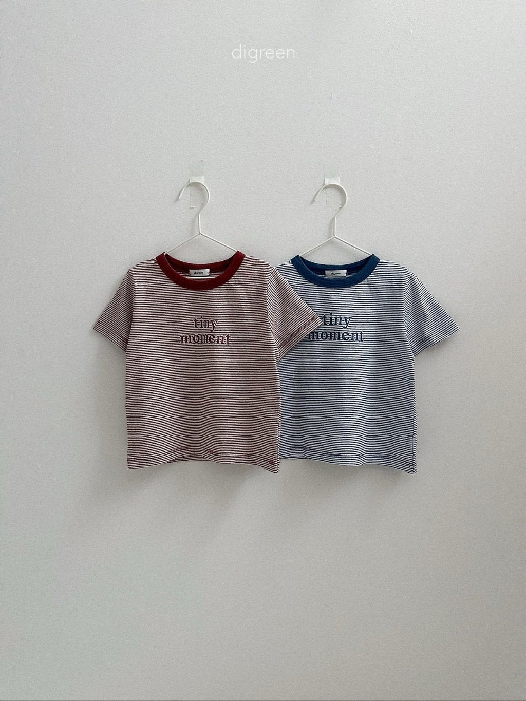 ［digreen］Tiny stripe tee