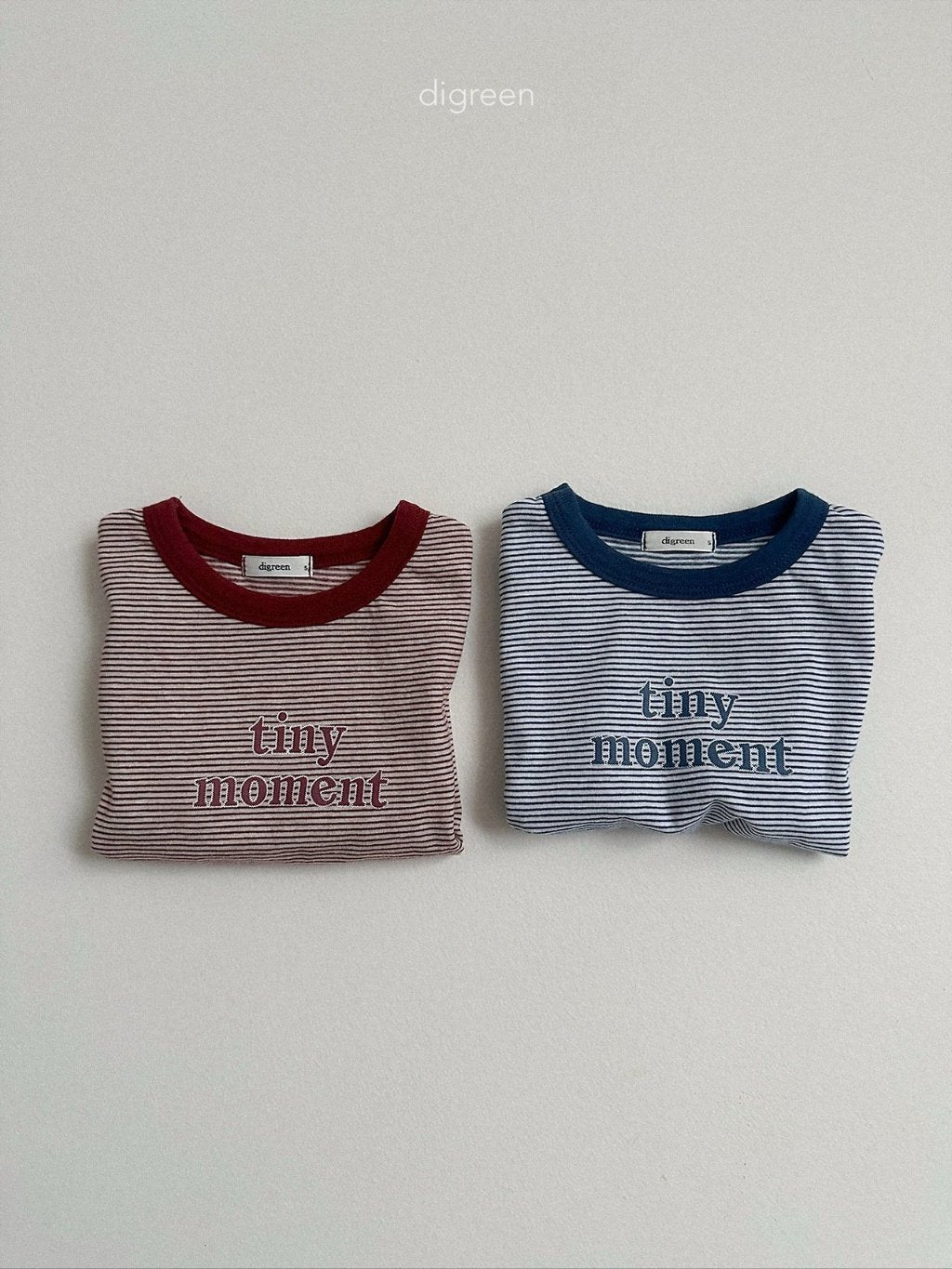［digreen］Tiny stripe tee