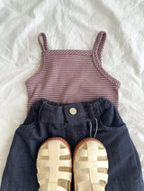 ［digreen］Peanut stripe sleeveless