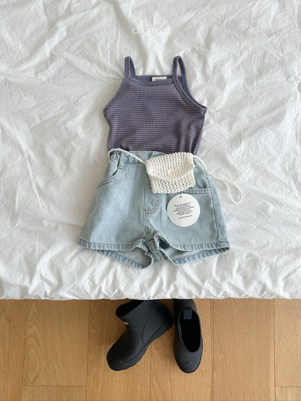 ［digreen］Peanut stripe sleeveless