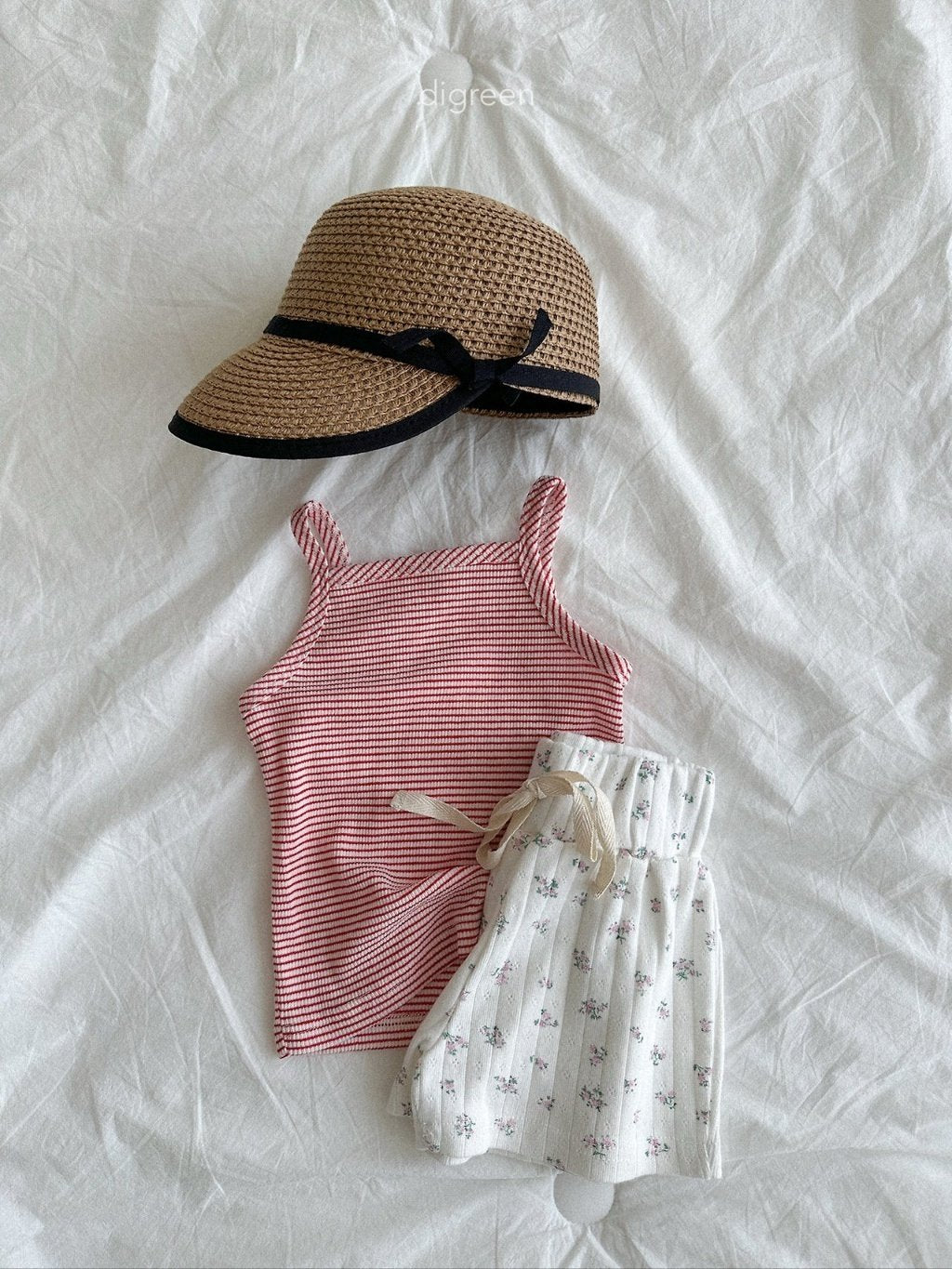 ［digreen］Peanut stripe sleeveless