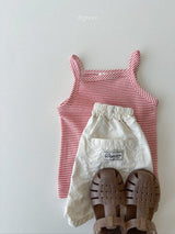［digreen］Peanut stripe sleeveless