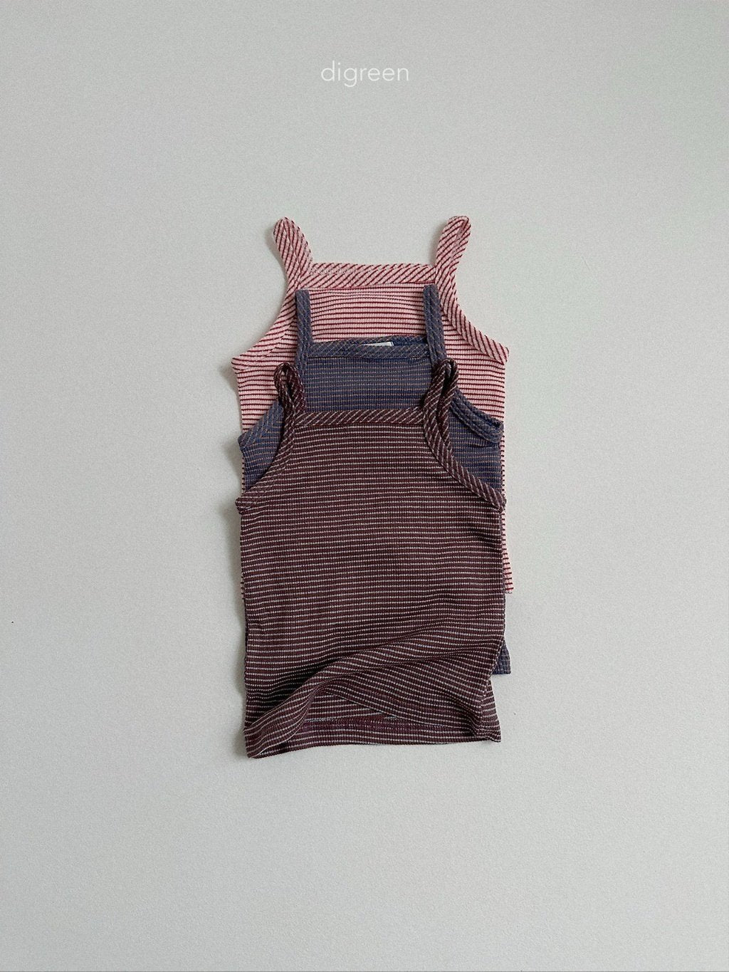 ［digreen］Peanut stripe sleeveless